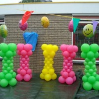 Pilaren Smiley met Heliumtop